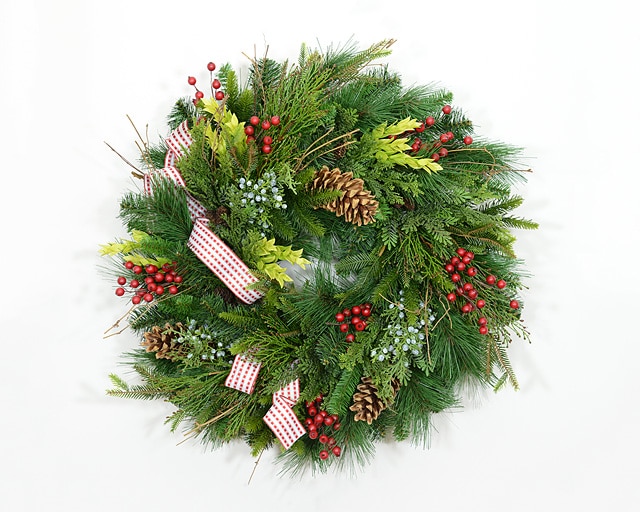 Christmas, Holiday and Winter Wreaths