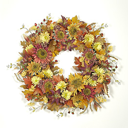 Timeless Autumn Elegance Wreath