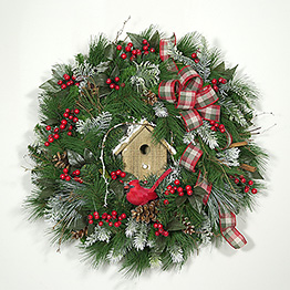 Home - Sweet - Home Christmas Wreath