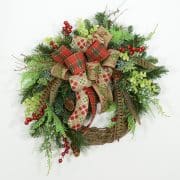 Earthly Blessings Christmas Wreath