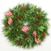 Mountain Villa Holiday Winter Wreath