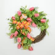 Tulip Butterfly Garden Wreath