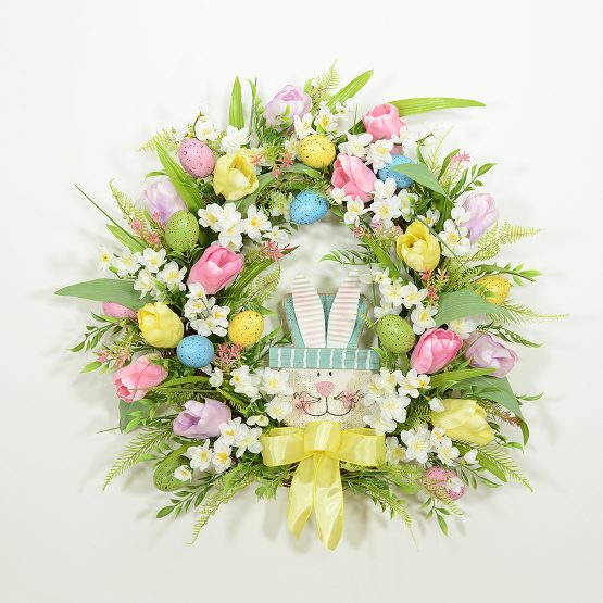 Spring Tulips Easter Wreath