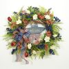 Patriotic Stars and Stripes Summer Wreath Patriotic Stars and Stripes Summer Wreath