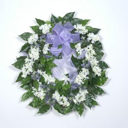 "Fresh-cut" Lilac Wreath