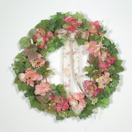 Delicate Garden Flower Wreath