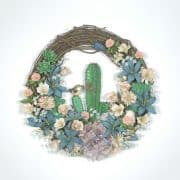 Southwest Desert in Bloom Wreath
