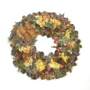 Autumn Hydrangea Wreath