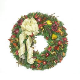 An Old-Fashioned Christmas Wreath