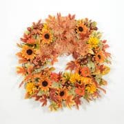 Brilliant Hues of Autumn Wreath