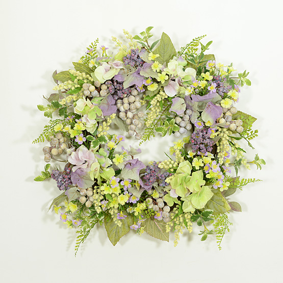 Romantic Cottage Garden Decorator Wreath