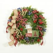 Buffalo Checked Christmas Wreath