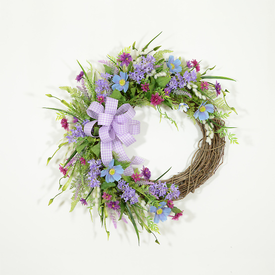 Lilacs & Lavender Spring Wreath