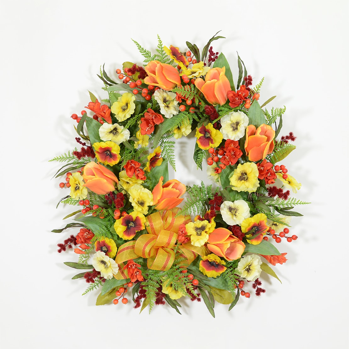 Sunlit Summer Blooms Wreath