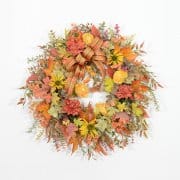 Fall Garden Flowers Autumn Wreath