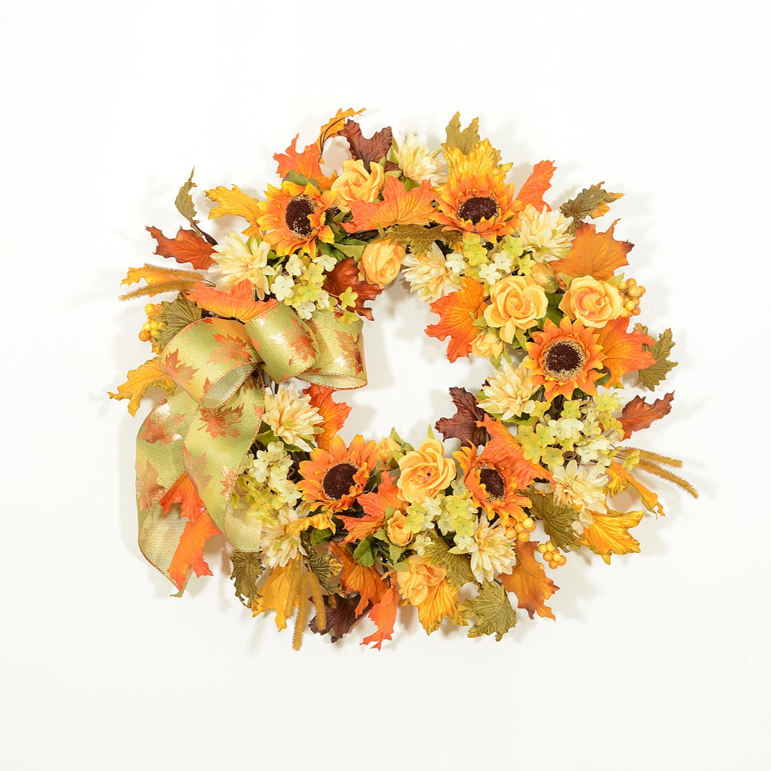 Brilliant Colors of Autumn Wreath