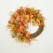 Vintage Fall Garden Autumn Wreath