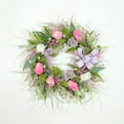 Tulips and Wildflowers Spring Wreath