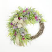 Elegant Meadow Flowers Spring Wreath