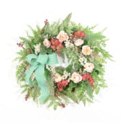 Nostalgic Flower Garden Summer Wreath