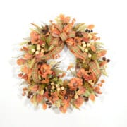 Elegant Magnolias Autumn Wreath