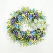 Lilacs and Hydrangeas Spring Wreath