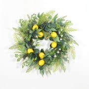 Sun Ripened Blueberries and Lemons Wreath