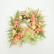 Tulips and Hydrangeas Summer Wreath