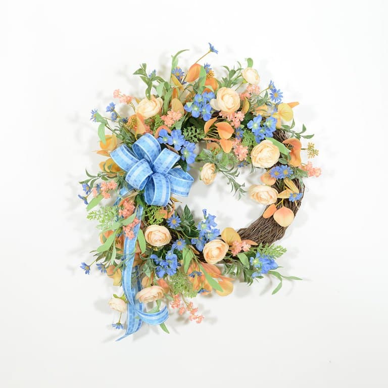 Luxurious Pastel Shades of Summer Wreath